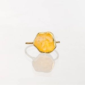 Gold & Citrine Ring